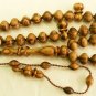 ISLAMIC PRAYER BEADS TASBIH SUBHA  ZEBRANO 99 BEADS