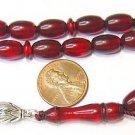 PRAYER WORRY BEADS KOMBOLOI VINTAGE BORDEAUX MISKETA