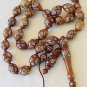 Islamic Prayer Beads KUKA WITH FINE STERLING STUDDING