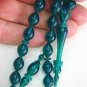 PRAYER BEADS GREEN TURKISH AMBER - SUPERIOR CARVING