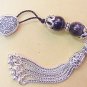 MARINE GOLDSTONE SILVER GREEK KOMBOLOI WORRY BEADS