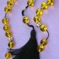 ROUND  BEAD KOMBOLOI AMBER RESIN INSECTS IN EACH BEAD
