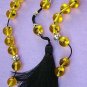 ROUND  BEAD KOMBOLOI AMBER RESIN INSECTS IN EACH BEAD