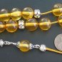 GREEK KOMBOLOI CLEAR HONEY AMBER  no 2