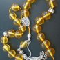 GREEK KOMBOLOI CLEAR HONEY AMBER  no 2