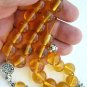 GREEK KOMBOLOI CLEAR HONEY AMBER  no 2