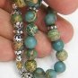 PRAYER BEADS TESBIH KOMBOLOI VARISCITE & STERLING