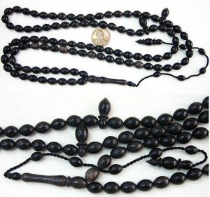 ISLAMIC PRAYER BEADS TESBIH VSPEC.OFFER 99 BUFFALO HORN