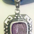 AMETHYST INTAGLIO ORIGINAL STERLING PENDANT