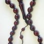 PRAYER WORRY BEADS TESBIH CHAPELET HENNA DYED KUKA - RARELY SEEN -COLLECTOR'S