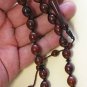 PRAYER WORRY BEADS TESBIH CHAPELET HENNA DYED KUKA - RARELY SEEN -COLLECTOR'S