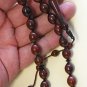 PRAYER WORRY BEADS TESBIH CHAPELET HENNA DYED KUKA - RARELY SEEN -COLLECTOR'S