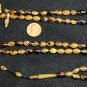 ISLAMIC PRAYER BEADS GALALITH FAUX TORTOISE 99 BEADS - RARE COLLECTOR'S