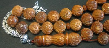 ISLAMIC PRAYER BEADS TESBIH CHAPELET KUKA EGYPTIAN MASTERS LARGE SIZE