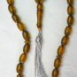PRAYER BEADS TESBIH KOMBOLOI VINTAGE MISKETA CATALIN OIL GREEN