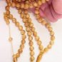 PRAYER BEADS DARK TAGUA NUT VEGETAL SUBSTITUTE TO IVORY - NARCIL -