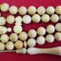 PRAYER BEADS TAGUA NUT VEGETAL SUBSTITUTE TO IVORY - NARCIL -