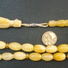 PRAYER WORRY BEADS KOMBOLOI TESBIH LARGE OVAL AMBER CITRINE