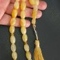 PRAYER WORRY BEADS KOMBOLOI TESBIH LARGE OVAL AMBER CITRINE