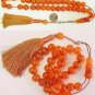 PRAYER WORRY BEADS KOMBOLOI ORANGE TURKISH BAGA SPECIAL -- COLLECTOR'S ITEM