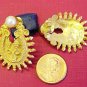 ETRUSCAN EARRINGS w PEARL by The Swan