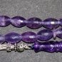 PRAYER BEADS TESBIH FACETED A GRADE AMETHYST STERLING COMPLETE IMAME COLLECTOR'S
