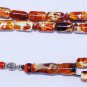 PRAYER WORRY BEADS GENUINE PRESSED BUTTERSCOTCH WHITE  & CARAMEL AMBER