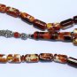 PRAYER WORRY BEADS GENUINE PRESSED BUTTERSCOTCH WHITE  & CARAMEL AMBER