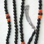 Tesbih Islamic prayer beads Vintage Yusr, Coral & Sterling Silver - Collector's