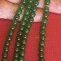 Islamic Prayer beads Tesbih Gebetskette 99 Green Jade & Sterling Silver