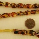 Prayer Worry Beads Real Cognac Amber + Mpther of Pearl Fantastic New material