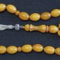 PRAYER BEADS TESBIH GEBETSKETTE GENUINE ANTIQUE MISKEH FATURAN ALMANI BIG OVAL