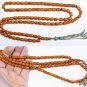 Islamic Prayer beads Tesbih antique Kahraman genuine Butterscotch Amber - XXXR