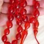 PRAYER BEADS SUPHA TESBIH 33 POMMEGRENADE TURKISH AMBER RARELY SEEN BRIGHT COLOR