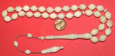 Prayer Worry BeadsTesbih Tagua Nut Vegerable Substitute To Ivory Collector's No4