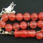 Prayer Beads Tesbih Komboloi Pink Quartz & Sterling 10 mm Beads Perfect Complete