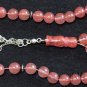 Prayer Beads Tesbih Komboloi Pink Quartz & Sterling 10 mm Beads Perfect Complete