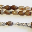 Luxury Tesbih Prayer Beads Top Quality Botswana Agate AA Grade - Collector's