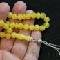 Prayer Worry Beads Tesbih Komboloi Yellow Jade And Sterling Silver Complete