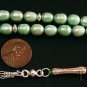 Prayer Beads Komboloi Tesbih Soft Green Pearls Sterling Silver