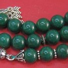 PRAYER BEADS TESBIH KOMBOLOI MALAYSIA "JADE" & STERLING SILVER