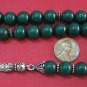 PRAYER BEADS TESBIH KOMBOLOI MALAYSIA "JADE" & STERLING SILVER