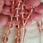 PRAYER BEADS TESBIH MASBAHA 33 PINK TURKISH AMBER CATALIN RARE COLOR - COLLECTOR