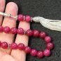 Luxury Prayer Worry Beads Tesbih Thailand Ruby and Sterling - XXR collector's