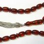 Prayer Beads Komboloi Vintage Cognac Color Misketa 1950 New Old Stock Rare