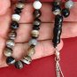 Prayer beads worry beadsTesbih Komboloi Sardonyx and Sterling Silver
