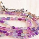Islamic Prayer Beads 99 FLUORITE and Sterling Silver