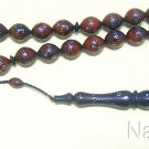 PRAYER WORRY BEADS TESBIH KUKA STUDDED WITH SILVER PLATED NAILS - SPECIAL OFFER