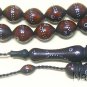 PRAYER WORRY BEADS TESBIH KUKA STUDDED WITH SILVER PLATED NAILS - SPECIAL OFFER