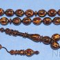 Prayer Beads Tesbih Marbled Multicolor Vintage Galalith +Exceptional+Collector's